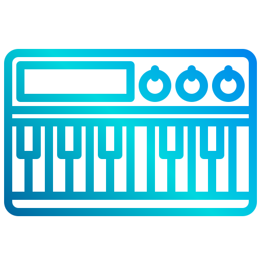 piano electrico icono gratis