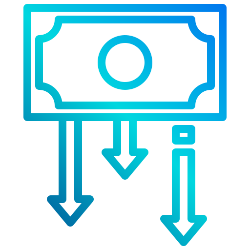 Money xnimrodx Lineal Gradient icon