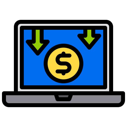 Online money free icon