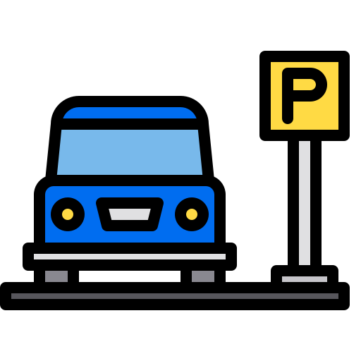 Parking free icon Parking free icon
