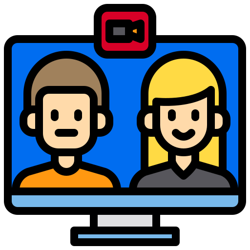 videollamada icono gratis