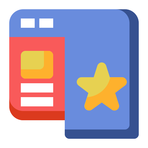 calificación web icono gratis