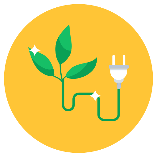 energía ecológica icono gratis