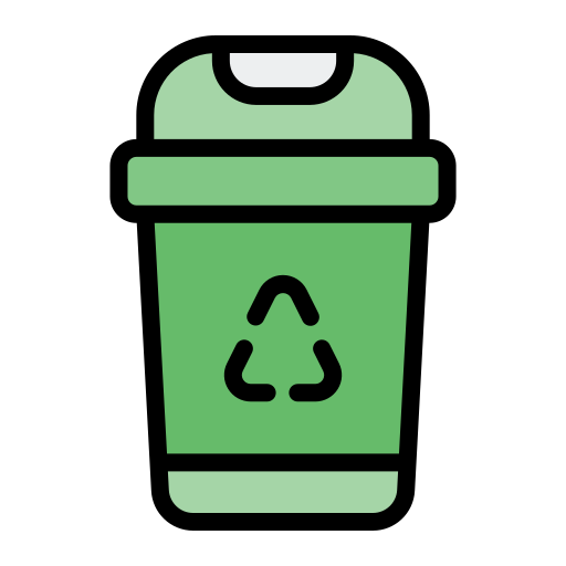 papelera de reciclaje icono gratis