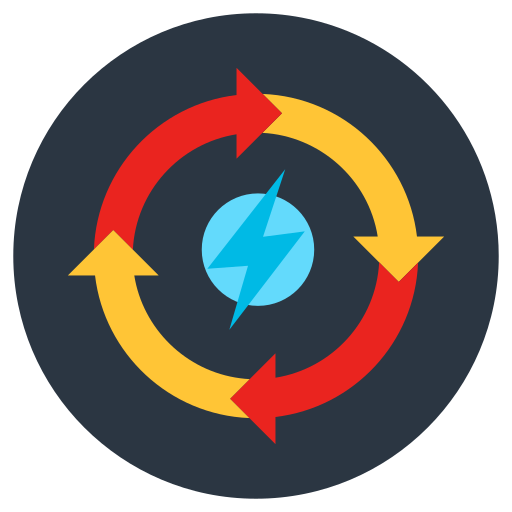 Renewable energy free icon