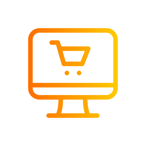 Online shop free icon