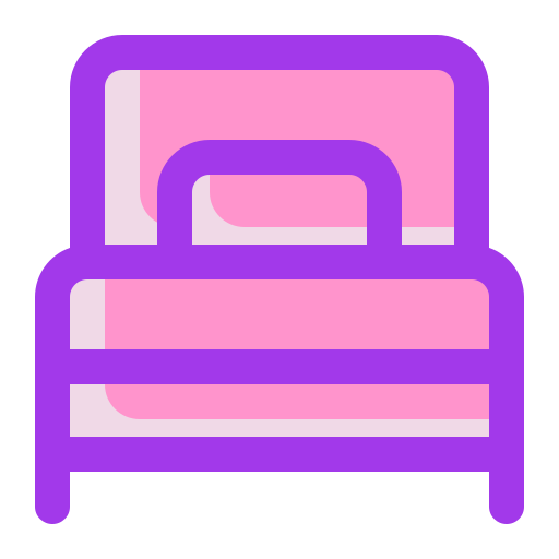 cama individual icono gratis