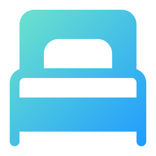 cama individual icono gratis