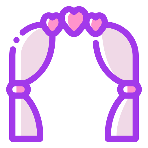 arco de boda icono gratis