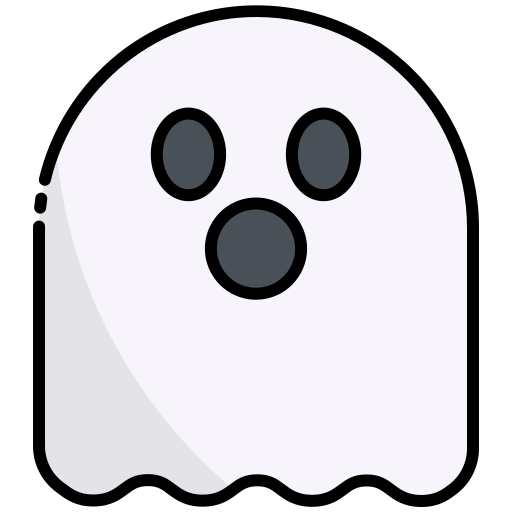 Ghost Generic Outline Color Icon