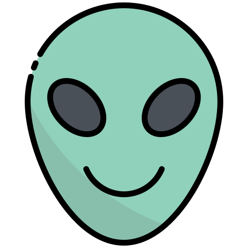 Alien Generic Outline Color icon