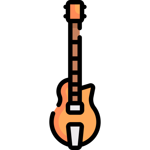 guitarra electrica icono gratis