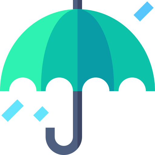 Umbrella Basic Straight Flat icon