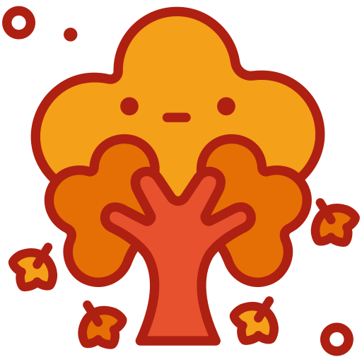 arbol de otoño icono gratis