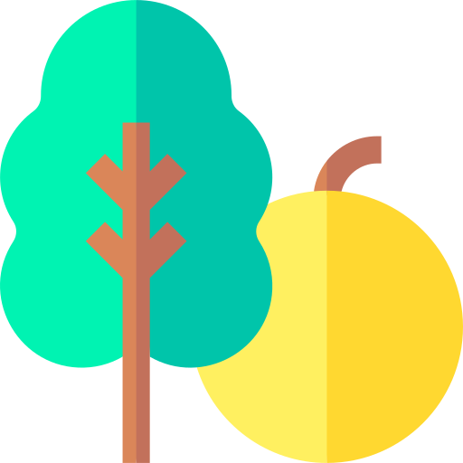 Árbol de frutas icono gratis