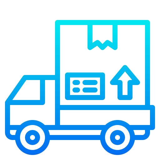 Truck - Free shipping and delivery icons