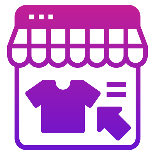 Online store Generic Flat Gradient icon