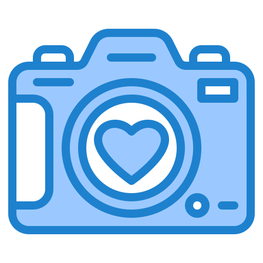 Camera srip Blue icon