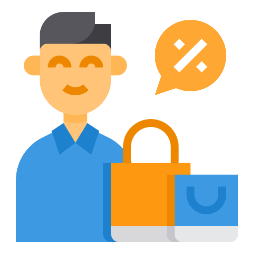 compras grátis ícone