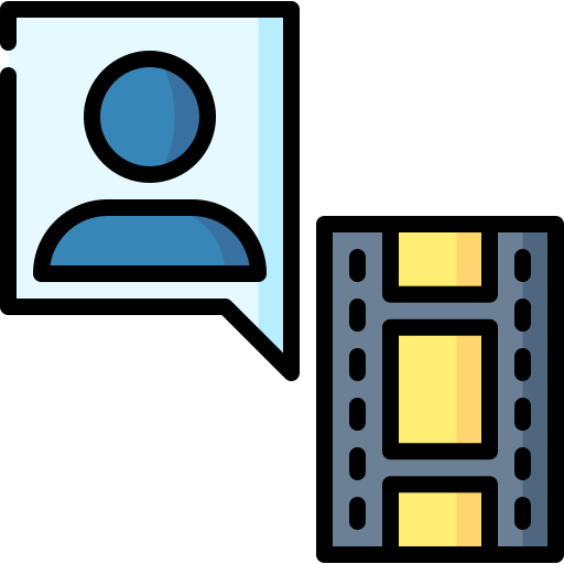 película icono gratis