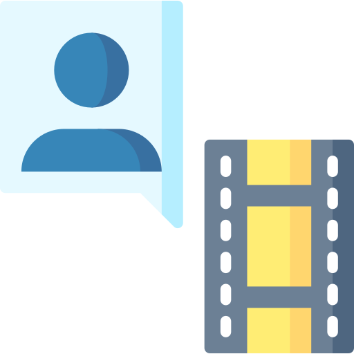 película icono gratis