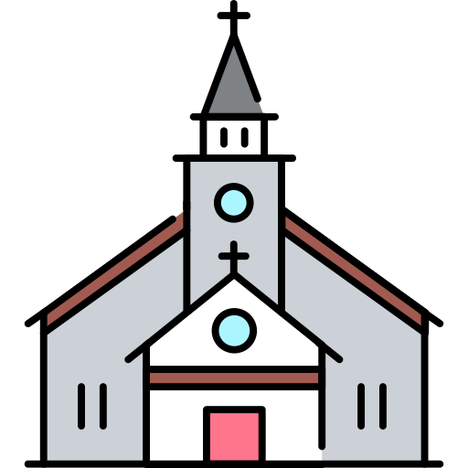 Church Generic Outline Color icon
