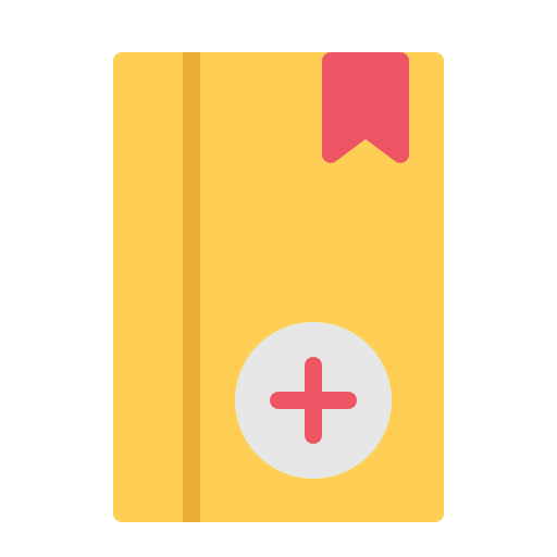 libro medico icono gratis