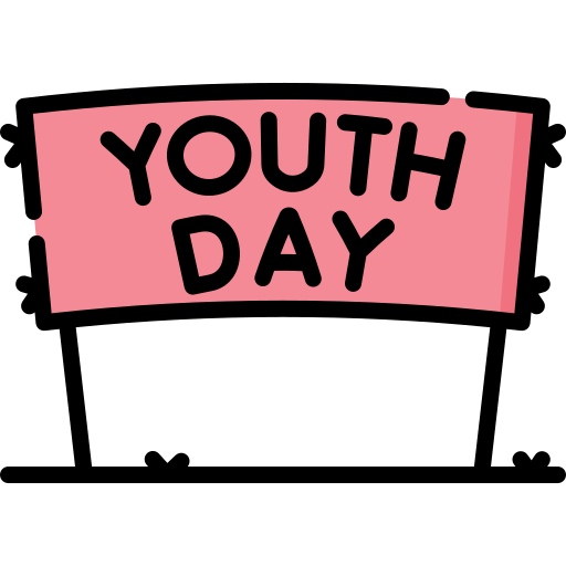 Youth day free icon