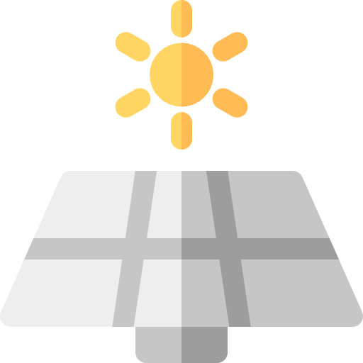 panel solar icono gratis