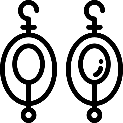 귀걸이 무료 아이콘 귀걸이 무료 아이콘