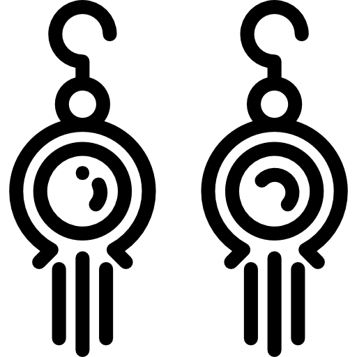귀걸이 무료 아이콘 귀걸이 무료 아이콘