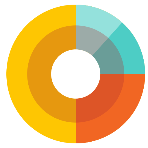 gráfico circular icono gratis