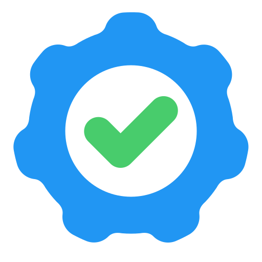 zugelassen kostenlos Icon