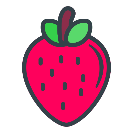 Strawberry free icon