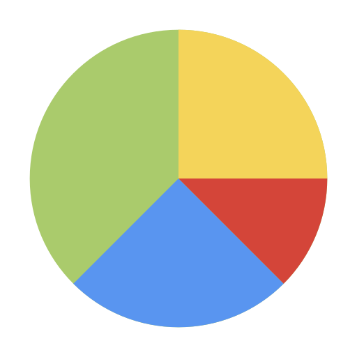 gráfico circular icono gratis