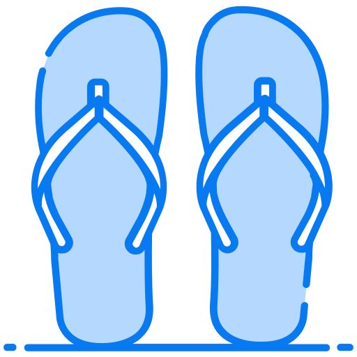 Flipflops Generic Blue icon