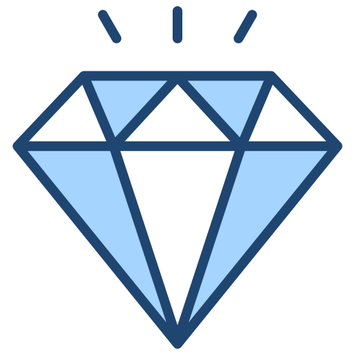 Diamond Generic Blue icon