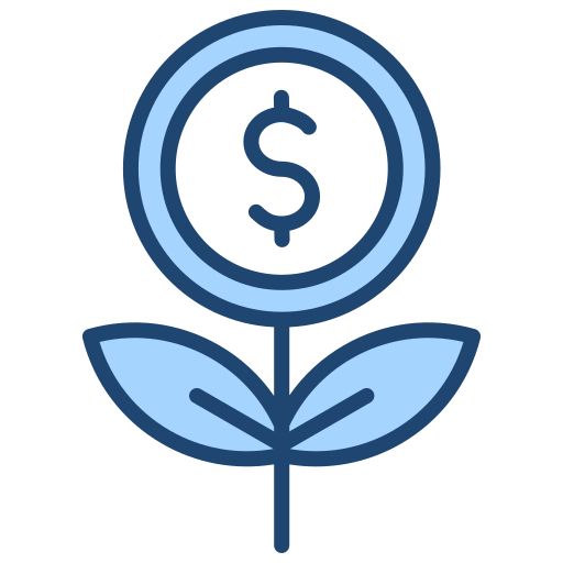 Investment Generic Blue icon