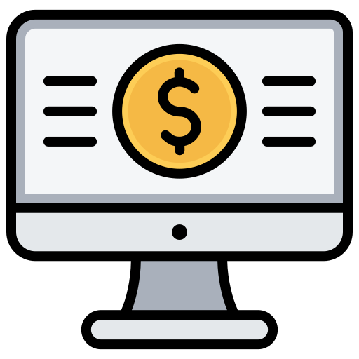 Online money free icon