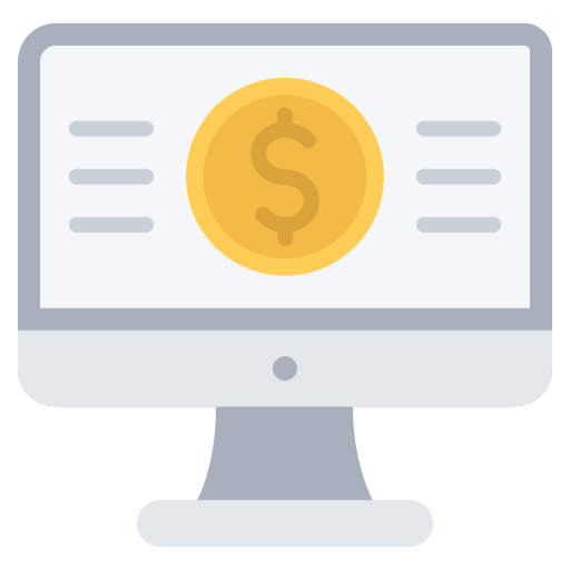 Online money free icon Online money free icon
