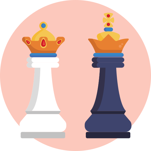 Chess game pieces icons set Royalty Free Vector Image