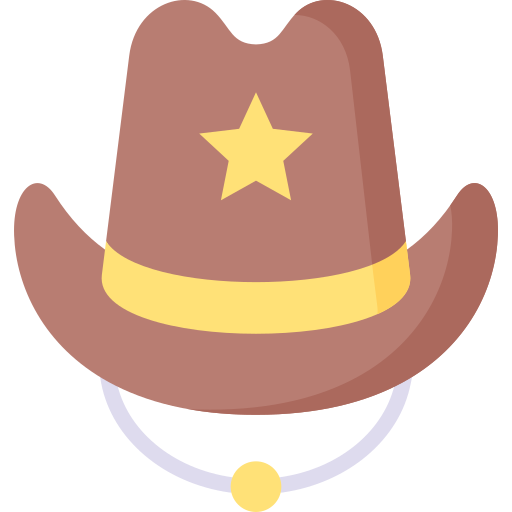 sombrero de vaquero icono gratis