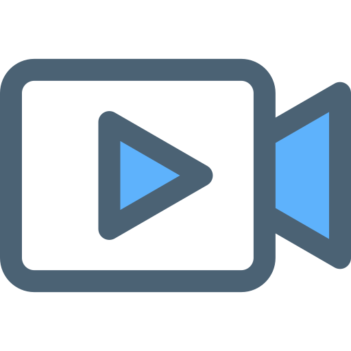 cámara de video icono gratis