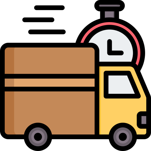 Express delivery - Free transportation icons