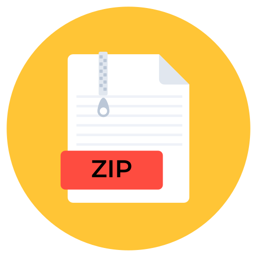 Zip file - Free files and folders icons