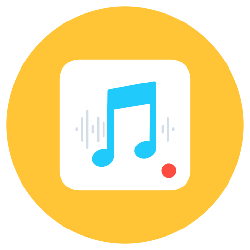 disco de musica icono gratis