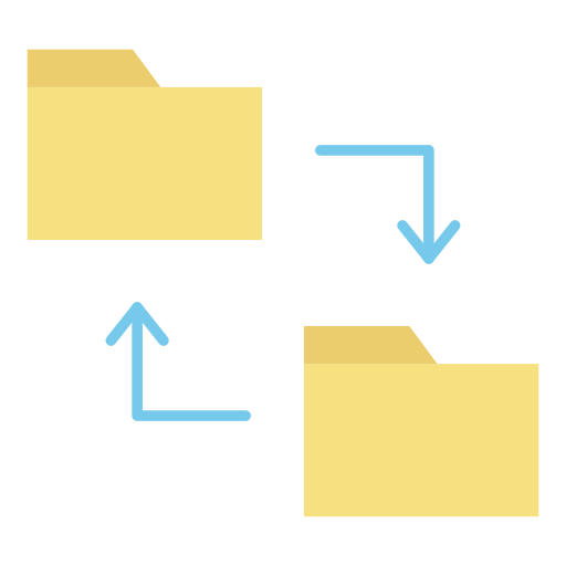 transferencia de datos icono gratis