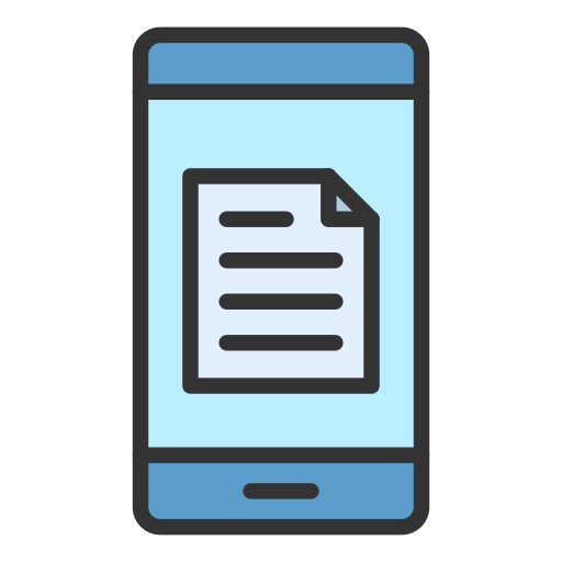 Smartphone Generic Outline Color icon