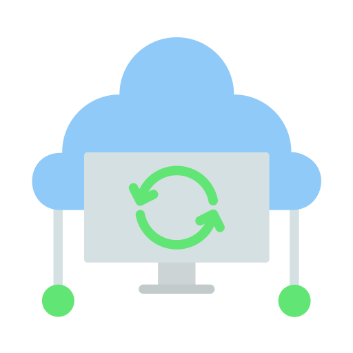 computación en la nube icono gratis