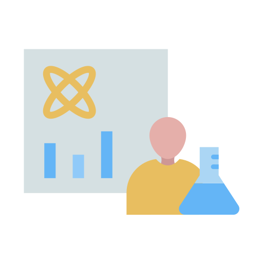 científico de datos icono gratis